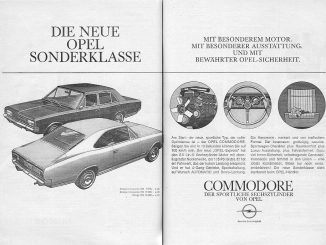 "Mit besonderem Motor. Mit besonderer Ausstattung. Und mit bewährter Opel-Sicherheit." - so führt Opel 1967 den neuen Sechszylinder ein, der in drei Varianten zum Preis ab 9.775 DM ab Werk erhältlich ist. "In 13 Sekunden können Sie auf 100 km/h sein" - das ist der neue OPEL-Express!