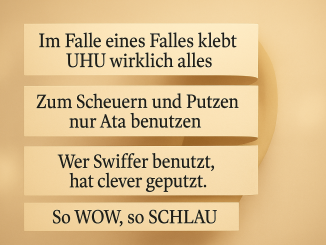 Slogans, die sich reimen, sind seit den 50er Jahren ein Dauerbrenner.